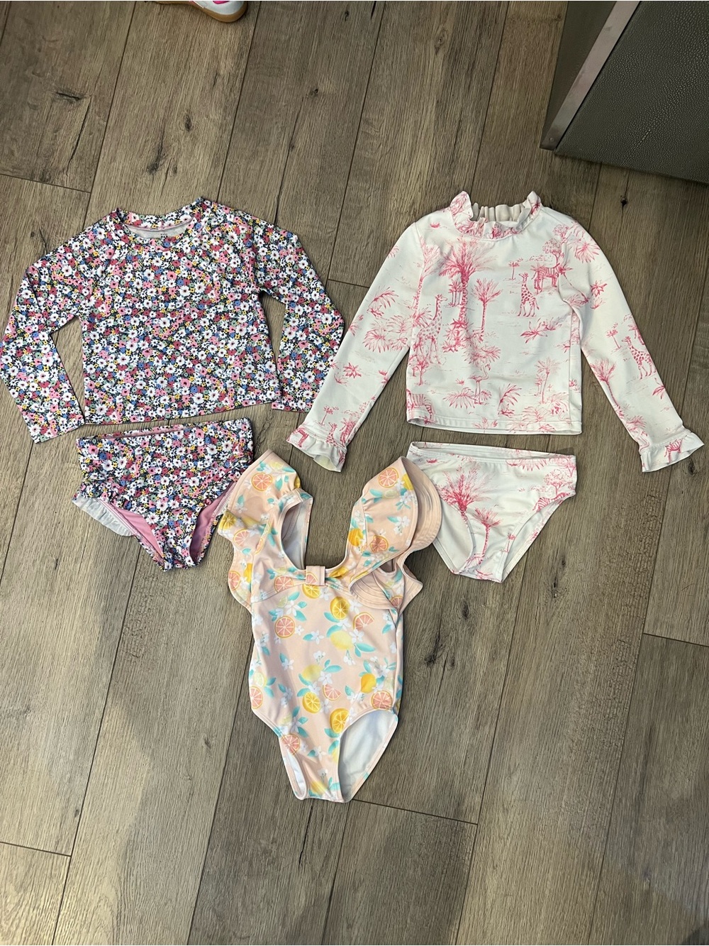 Janie and Jack x2 and Gap Swim Set with Long Sleeve Rashguards